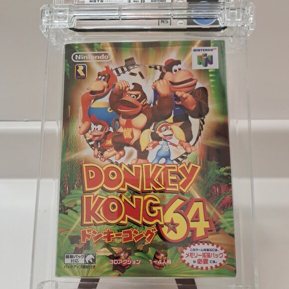 Rare Brand New No Seal Nintendo 64 N64 Japan Donkey Kong 64 No Resale Edition G - Picture 1 of 7